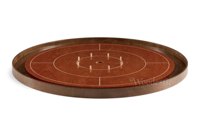 Set Crokinole nogal/cereza 