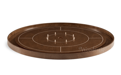 Set Crokinole nogal/nogal 